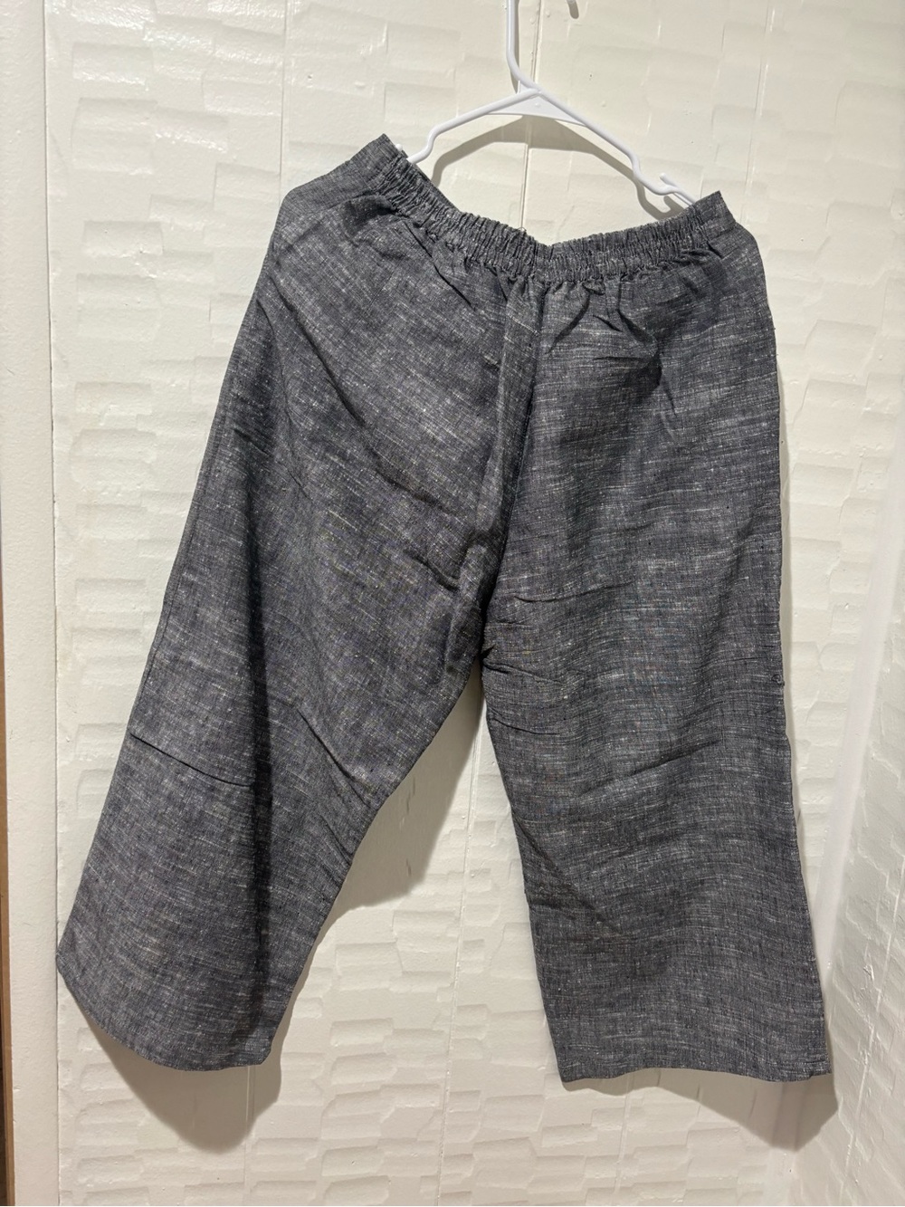 Indian Summer Charcoal Gray Embroidered Tank Top View 4